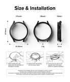 Galaxy Watch 6 40mm Case | Slim [2 Pack] - Installation Guide