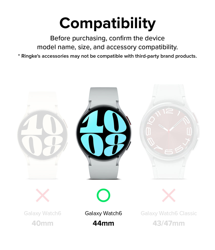 Galaxy Watch 6 44mm Screen Protector | Glass - R6