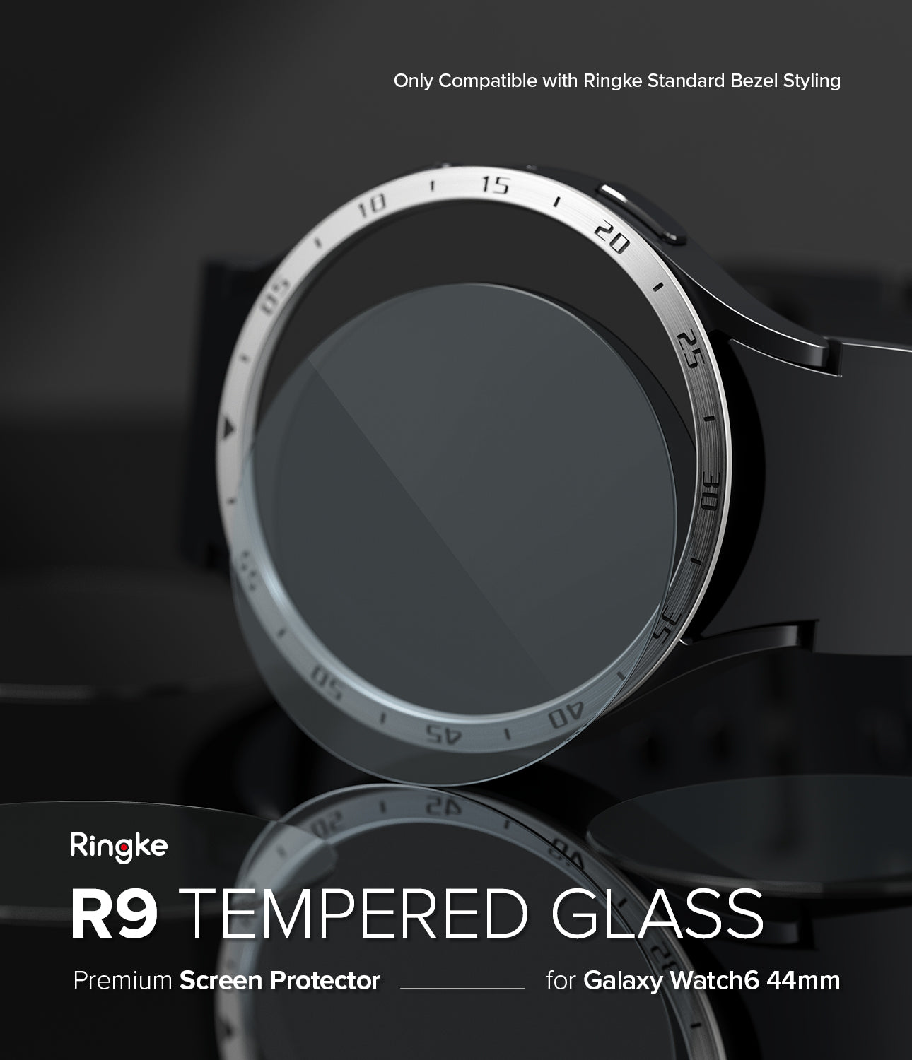 Galaxy Watch 6 44mm Screen Protector for Bezel Styling | Glass - R9