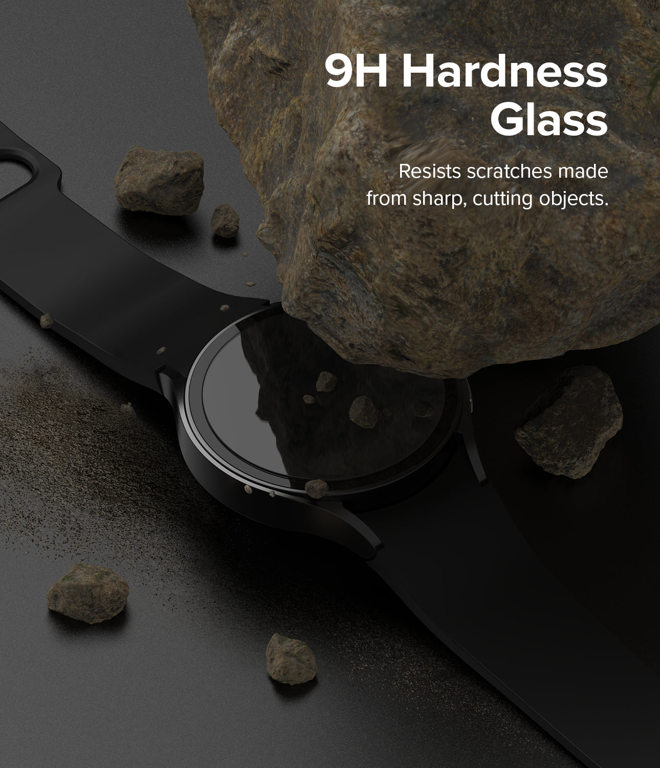 Galaxy Watch 6 40mm Screen Protector | Glass - R8 - 9H Hardness Glass. Resists scratches made from sharp, cutting objects.