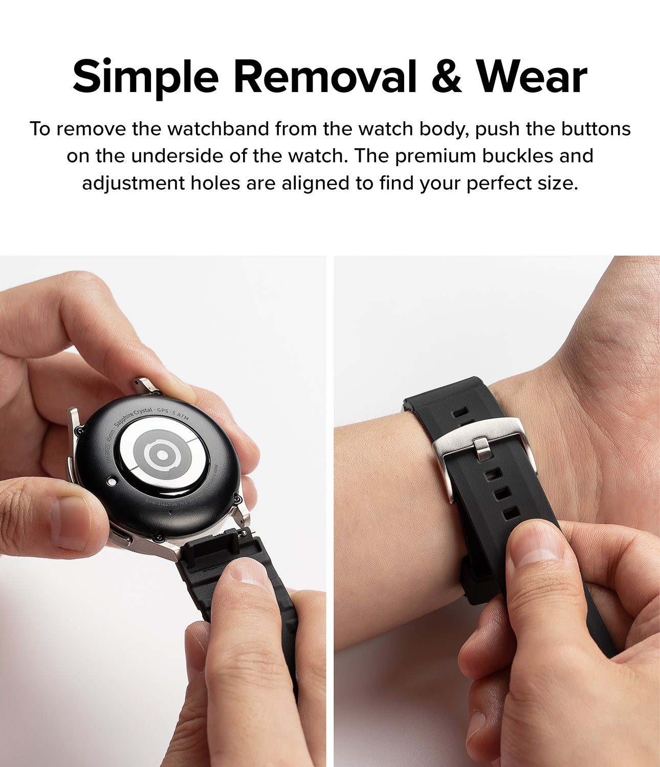 Watch Lug 20mm | Rubber One Bold Band