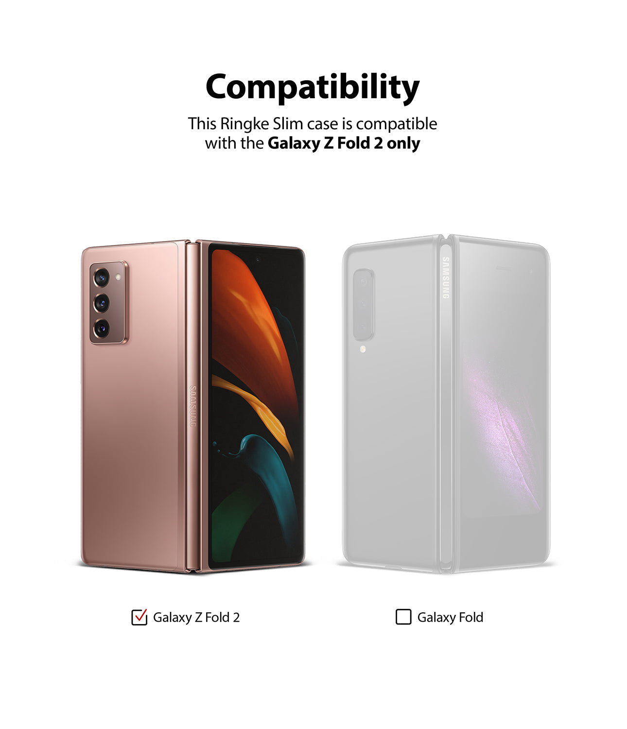 Galaxy Z Fold 2 Case | Slim – Ringke Official Store