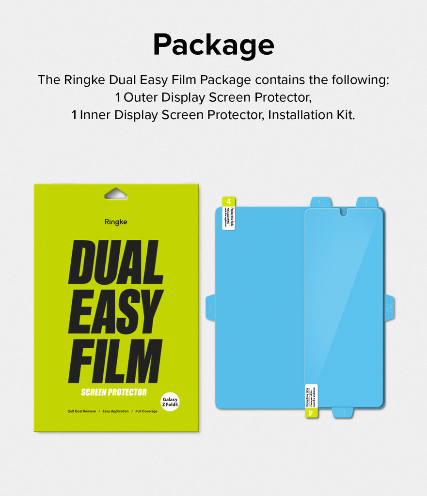 Galaxy Z Fold 5 Screen Protector | Dual Easy Film