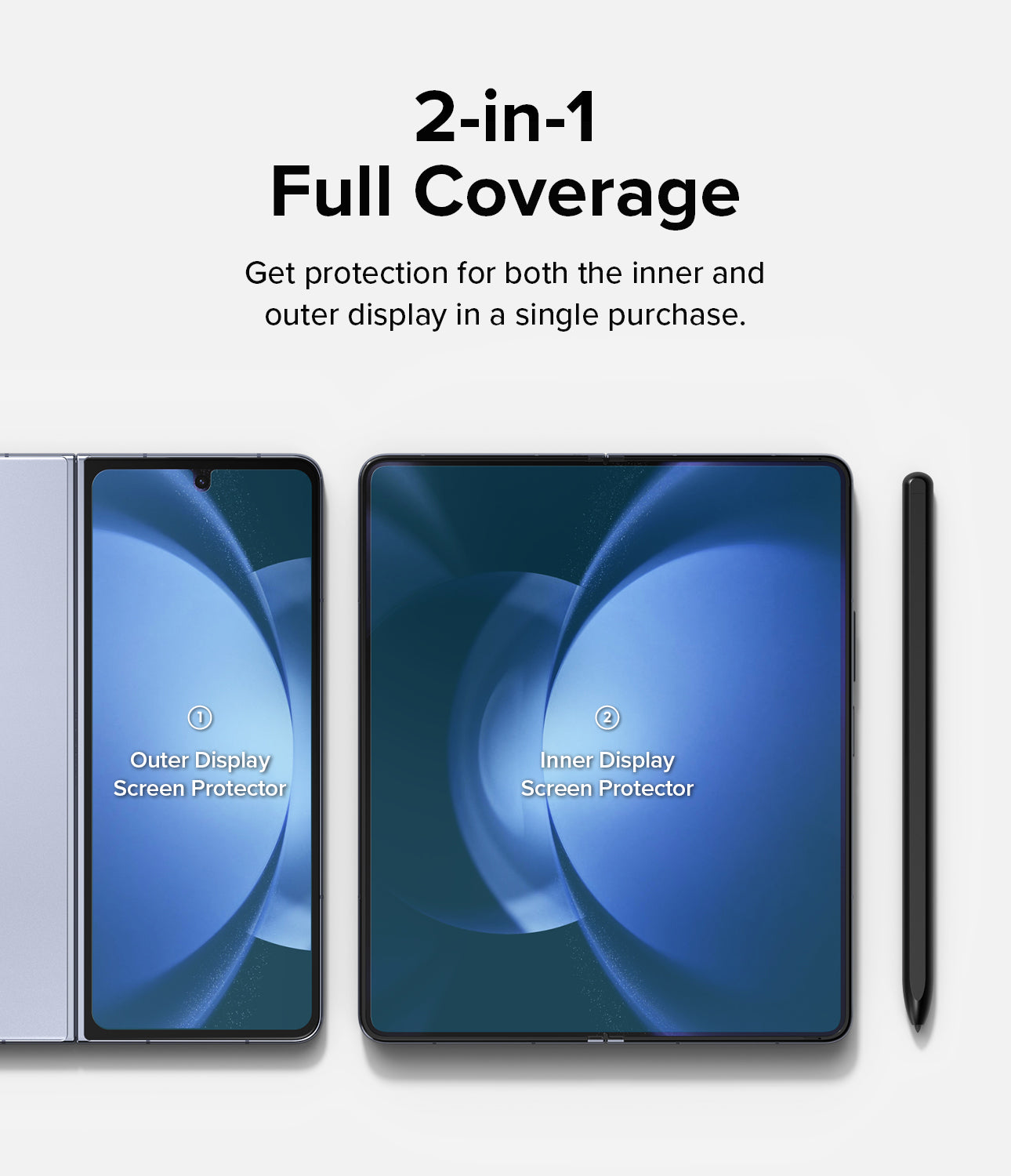 Galaxy Z Fold 5 Screen Protector | Dual Easy Film