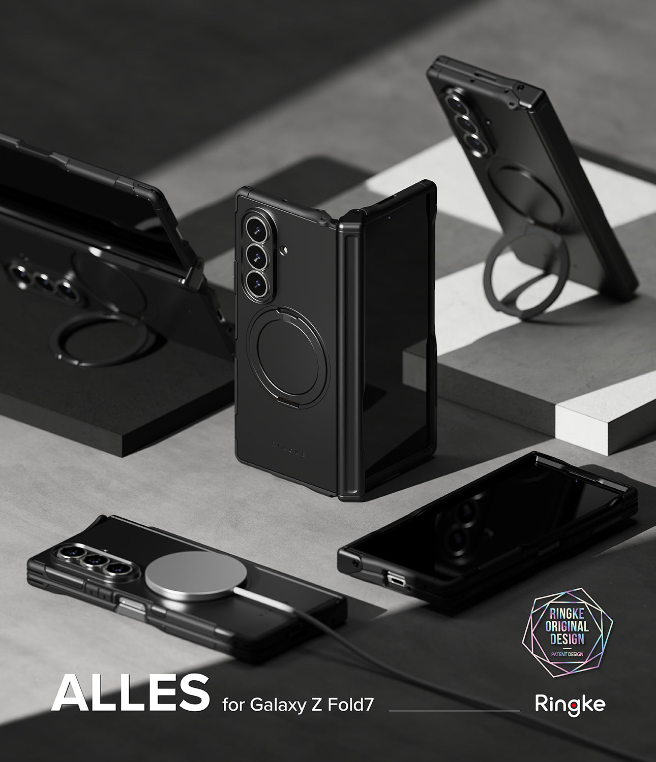 Galaxy Z Fold 7 + Galaxy Buds 3 + ケース Amazon.com: Vihibii for Samsung Galaxy Z Fold 7 Case with Card