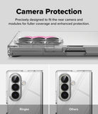 Galaxy Z Fold 8 Ultra Case | Fusion - Transparent phone case with raised camera protection, showing full rear camera coverage and comparison with other cases.
