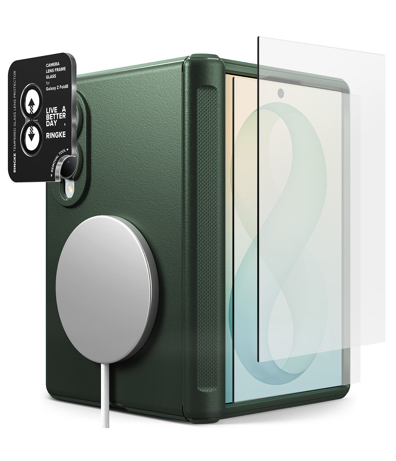 Samsung Galaxy Z Fold 8 Case + Protectors | Onyx Flap Magnetic
