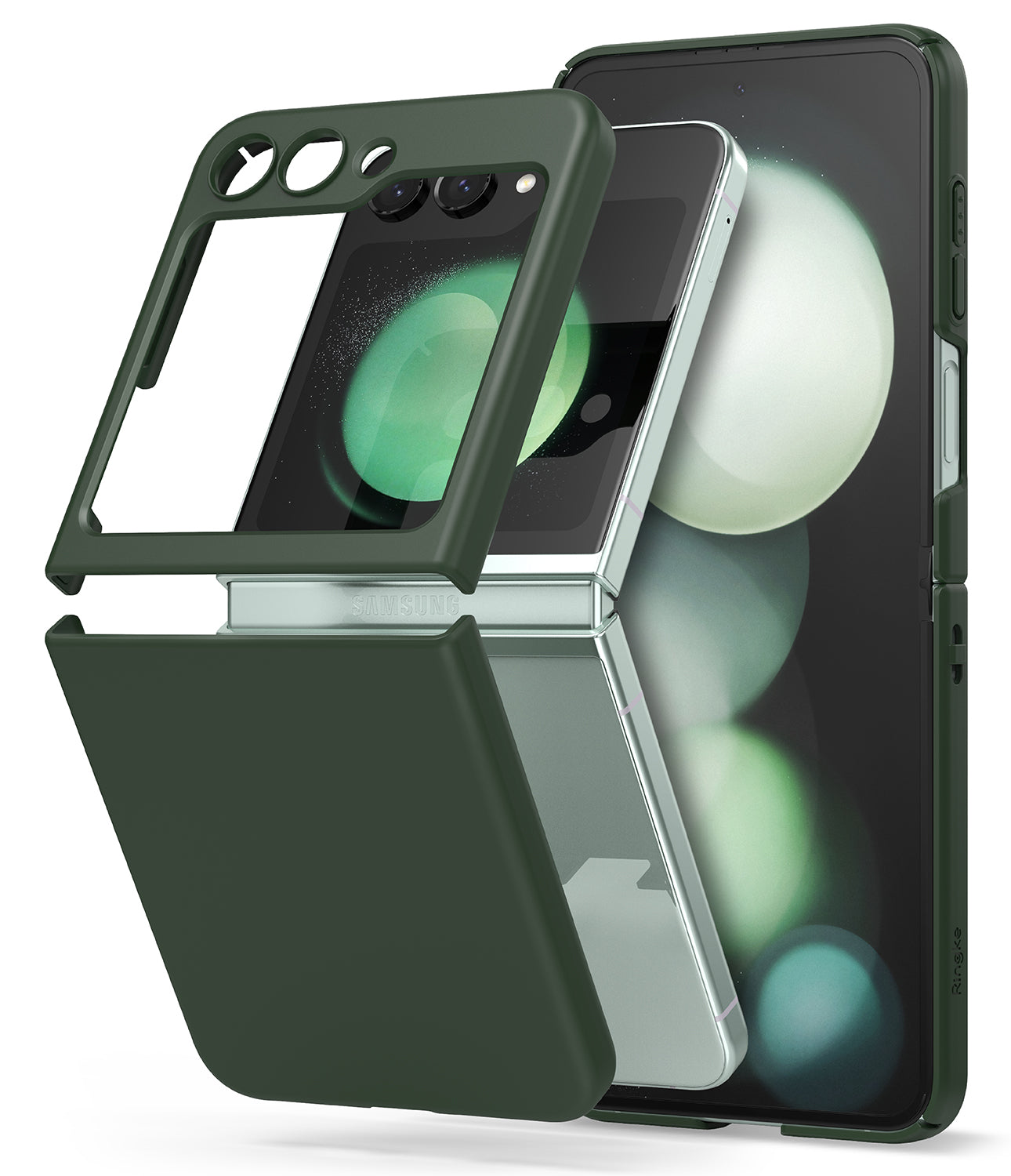 Galaxy Z Flip 5 Case | Slim Color - Dark Green