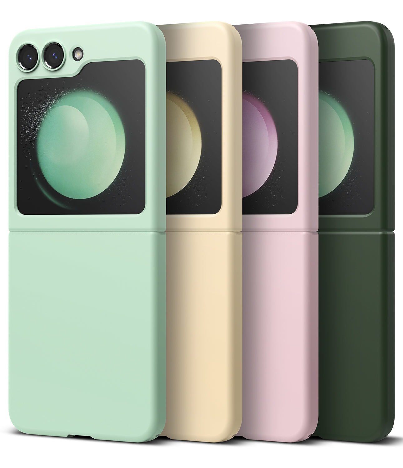 Galaxy Z Flip 5 Case | Slim Color - Mint / Vanilla / Strawberry / Dark Green