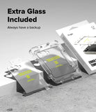[Bundle] Galaxy Z Flip 7 Clear | Fusion - Two Ringke tempered glass screen protectors with installation trays and packaging.