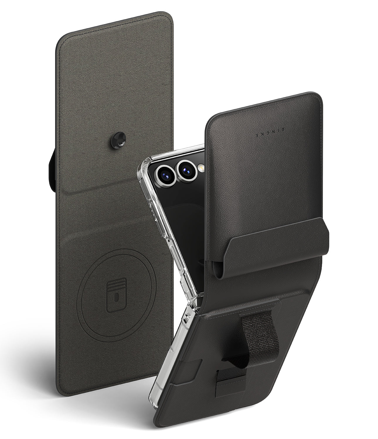 Galaxy Z Flip 7 Cover | Folio Grip Wallet Magnetic