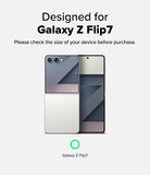 [Bundle] Galaxy Z Flip 7 Clear | Fusion - Bundle Galaxy Z Flip 7 Clear | Fusion - Galaxy Z Flip 7 phone shown from back and front with text confirming device compatibility.