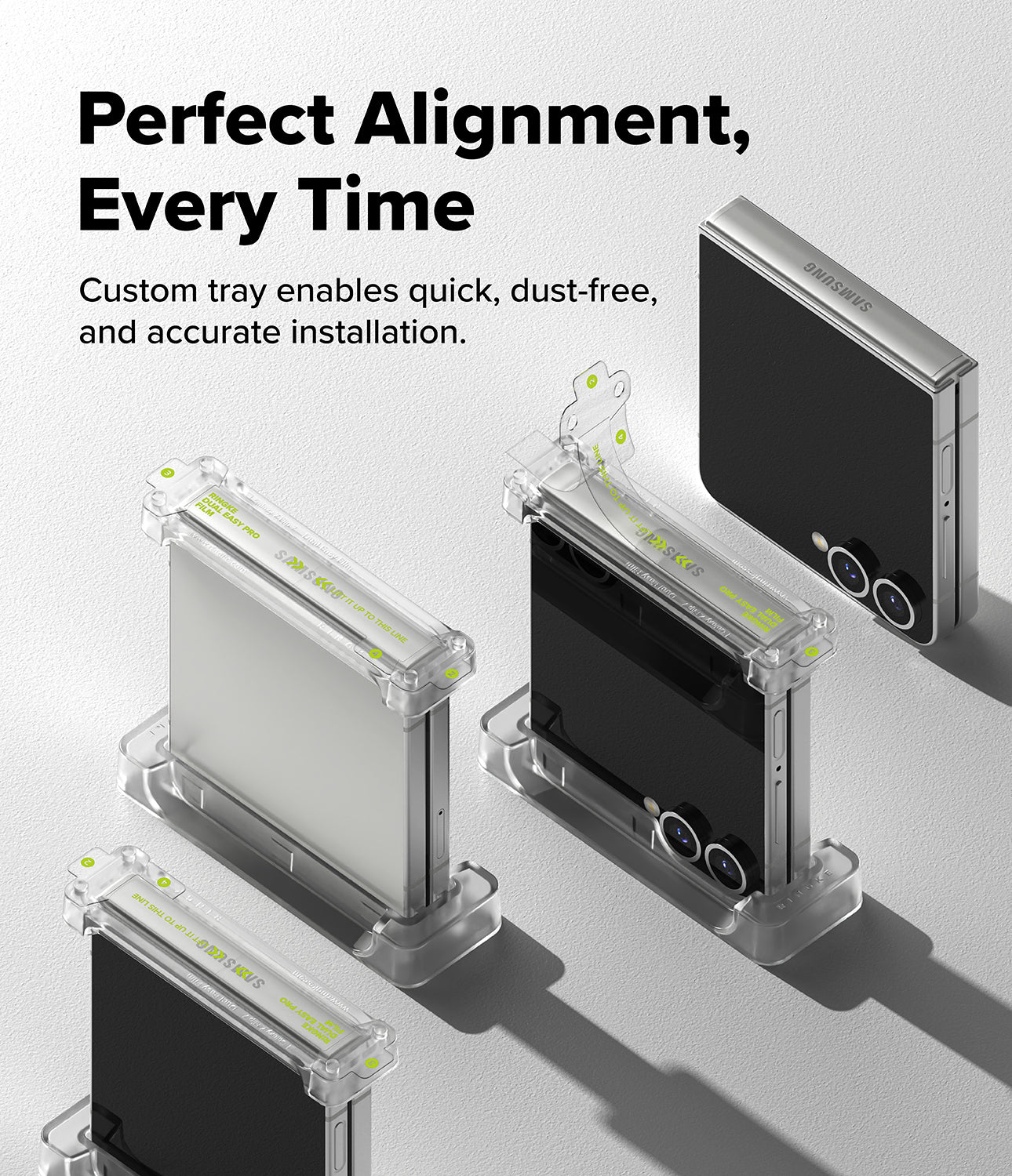 Galaxy Z Flip 7 | Hinge Dual Easy Pro Film | Ringke Official Store