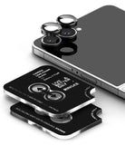 Galaxy Z Flip 8 Camera Protector | Camera Lens Frame Glass (2 Pack) - black camera lens protectors with Ringke intallation tray