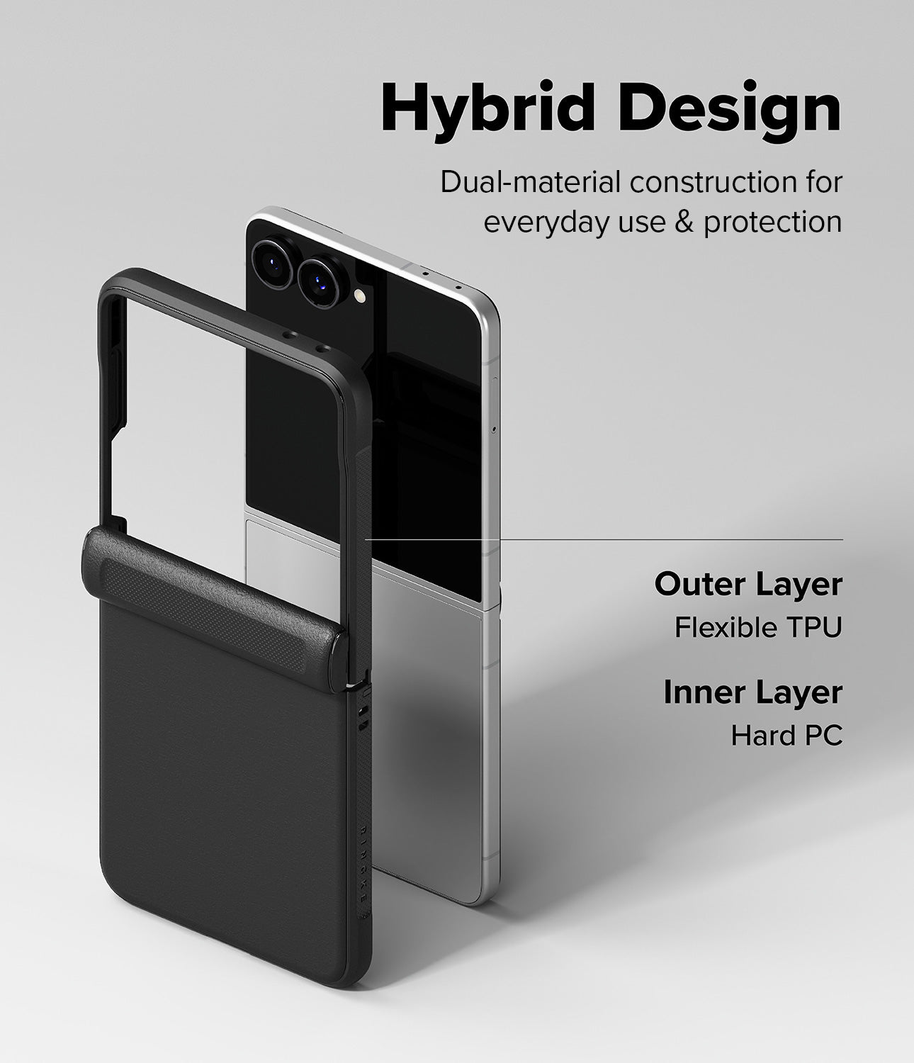 Samsung Galaxy Z Flip 8 Case + Camera Protectors | Onyx Flap