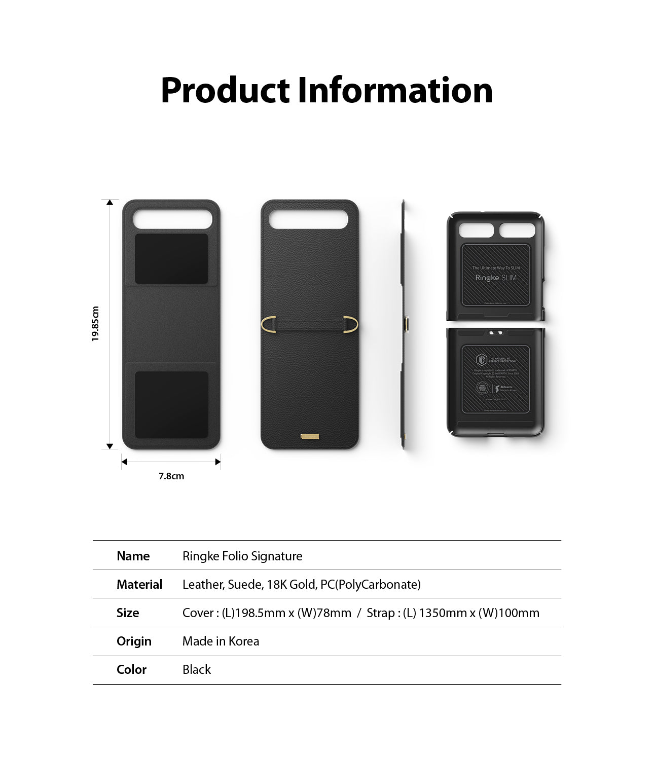 Galaxy Z Flip Case | Ringke Folio Signature – Ringke