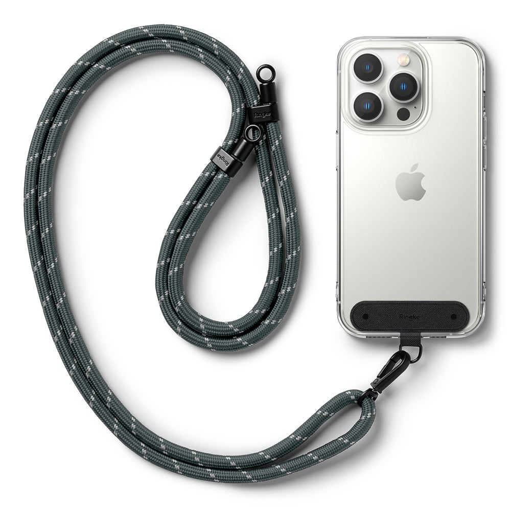 Holder Link Strap Black - Charcoal and Gray