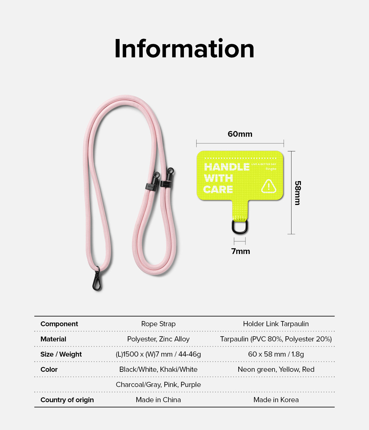 comes with rope strap and holder link tarpqulin
