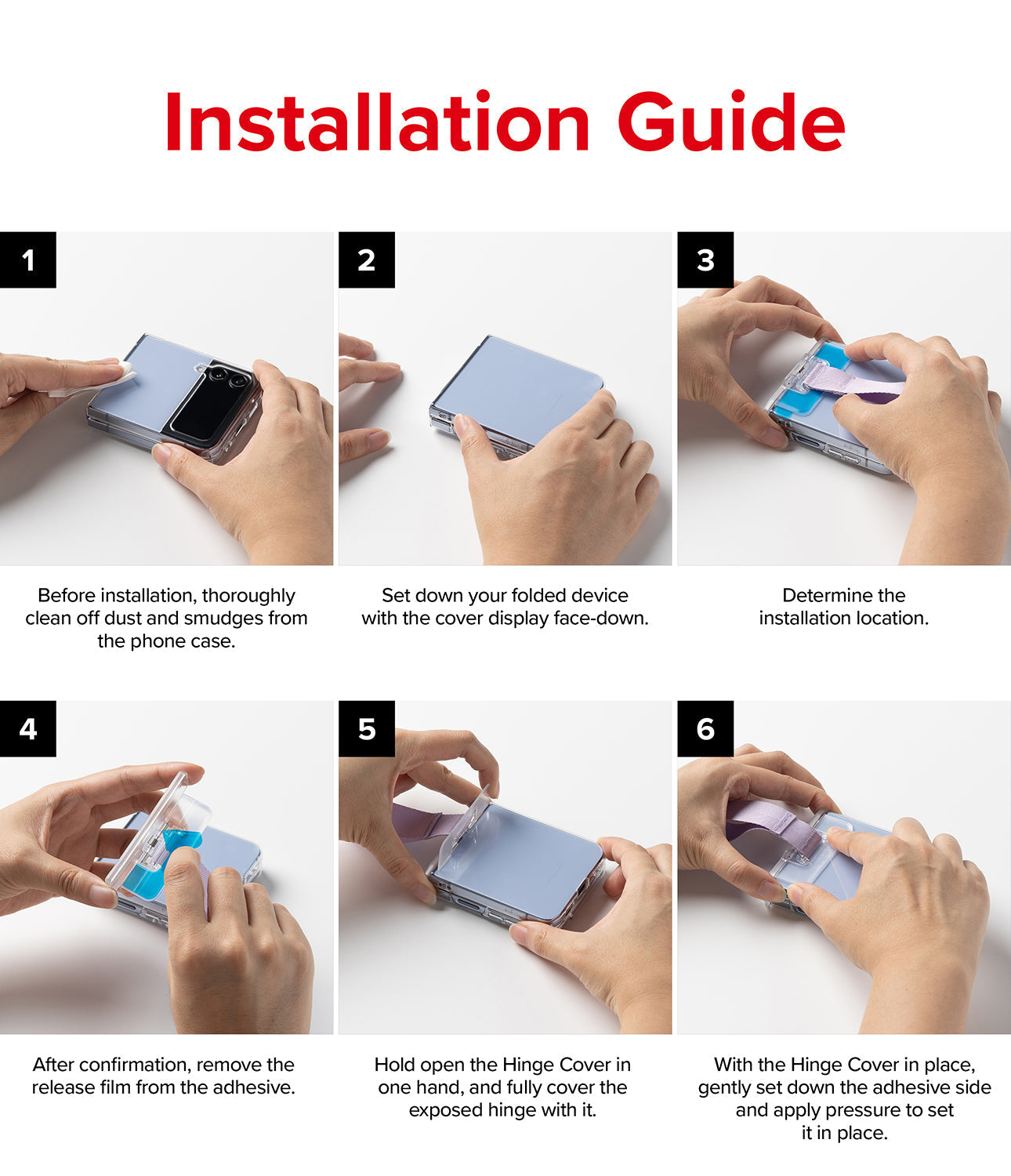 Galaxy Z Flip 7 FE / Flip 6 / Z Flip 5 / Z Flip 4 | Hinge Cover