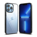 iPhone 13 Pro Max Case | Fusion - Multiple clear iPhone 13 Pro Max cases arranged on a blue surface with Ringke branding.