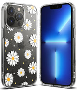 Ringke Fusion Design Compatible with iPhone 13 Pro Case, Transparent Hard Back Shockproof Bumper Cover - DAISY Ringke Fusion Design Compatible with iPhone 13 Pro Case, Transparent Hard Back Shockproof Bumper Cover - DAISY