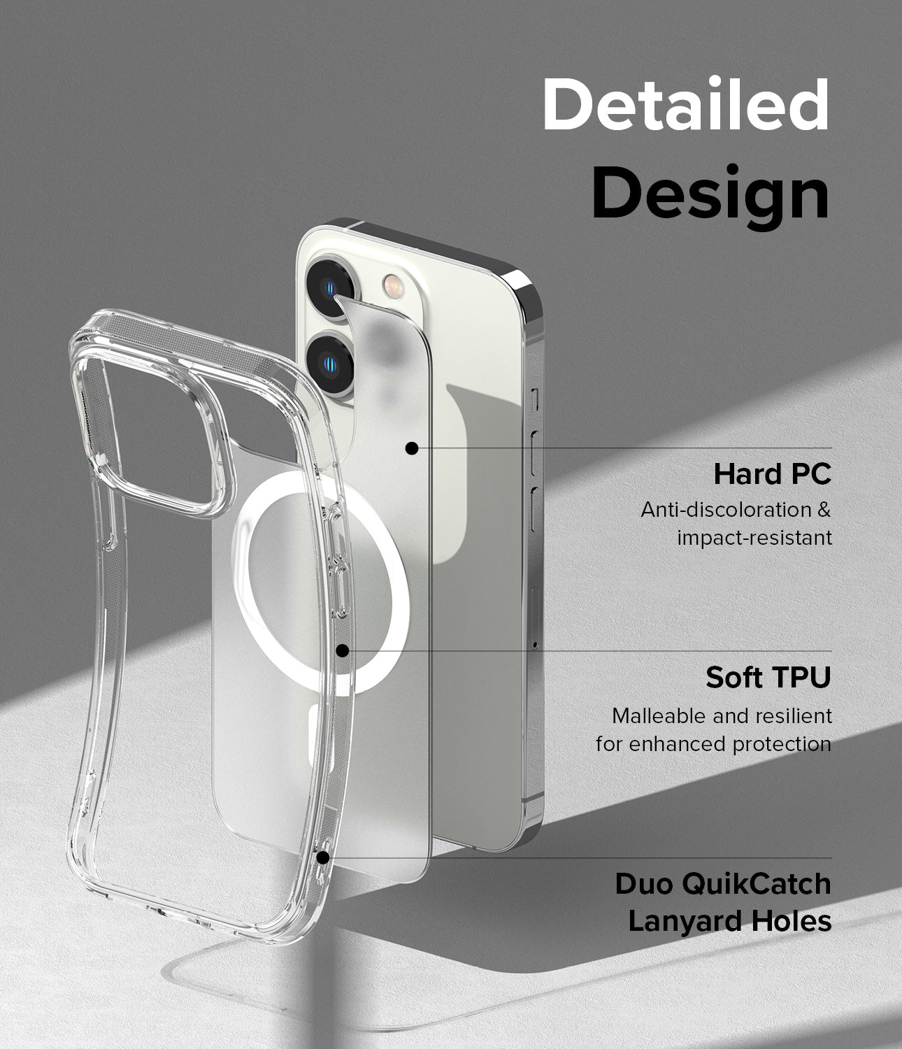 iPhone 14 Pro Max Case | Fusion Magnetic Matte - Detailed Design