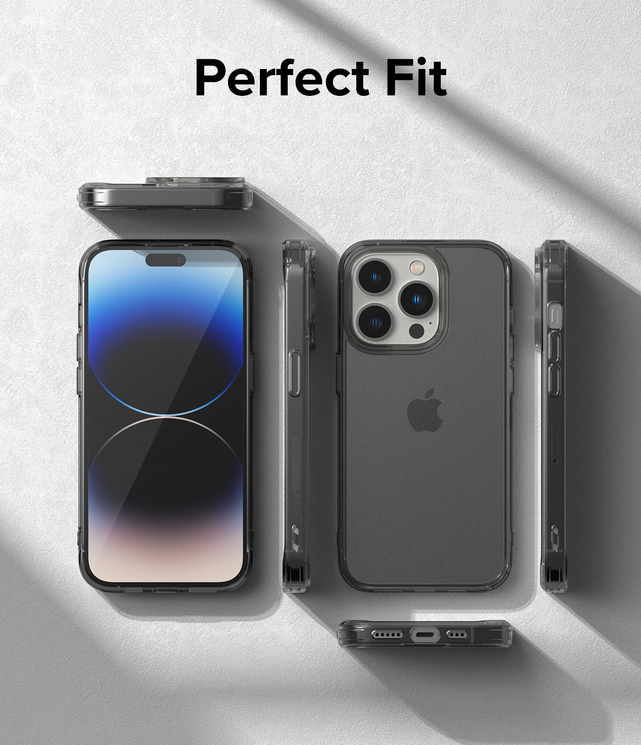 iPhone 14 Pro Max Case | Fusion Matte - Smoke Black - Perfect Fit