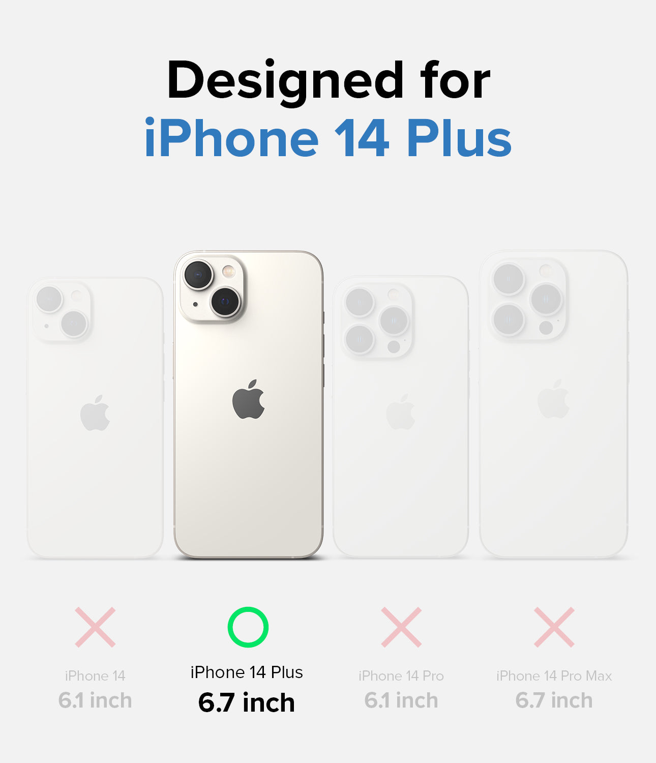 [Combo] iPhone 14 Plus | Folio Wallet Magnetic + Fusion Magnetic - iPhone 14 Plus highlighted among other models.