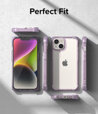 iPhone 14 Case | Fusion Bumper- Clear Purple - Perfect Fit