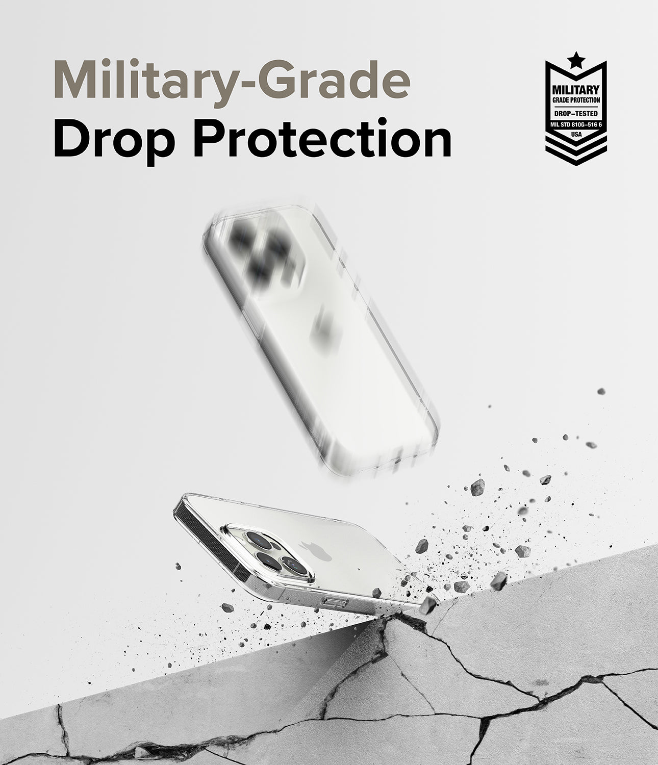 iPhone 15 Pro Max Case | Air Clear - Military Grade Drop Protection