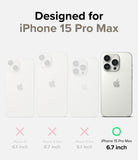 iPhone 15 Pro Max Case | Air Glitter Clear - Designed for iPhone 15 Pro Max.