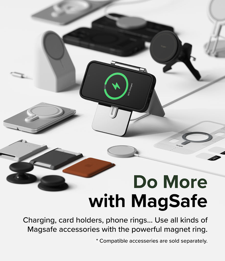 iPhone 15 Pro Max Case | Alles - Do More with MagSafe. Charging, card holders, phone rings... Use all kinds of MagSafe accessories with the powerful magnet ring.