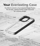 iPhone 15 Pro Max Case | Fusion Bold Black - Your everlasting Case. The BOLD evolution of our popular Ringke Fusion. The durable, opaque frames create bold lines for a striking design.