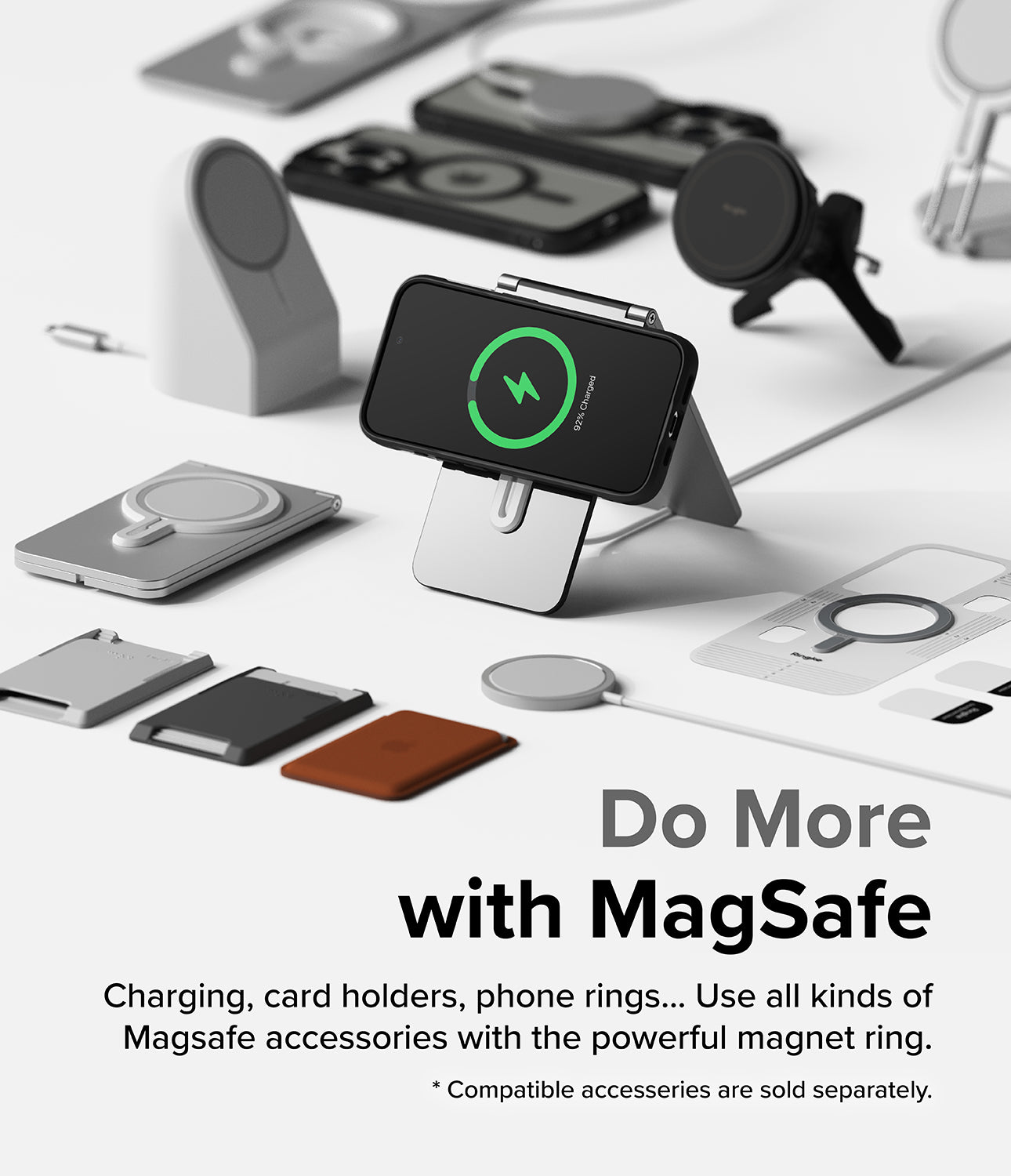 iPhone 15 Pro Max Case | Fusion Bold Magnetic - Do More with MagSafe. Charging, card holders, phone rings... Use all kinds of MagSafe accessories with the powerful magnet ring.