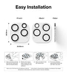 iPhone 15 Pro Max | Camera Protector Glass [2 Pack] - Easy Installation.
