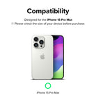 iPhone 15 Pro Max | Camera Protector Glass [2 Pack] - Compatibility. Designed for the iPhone 15 Pro Max.