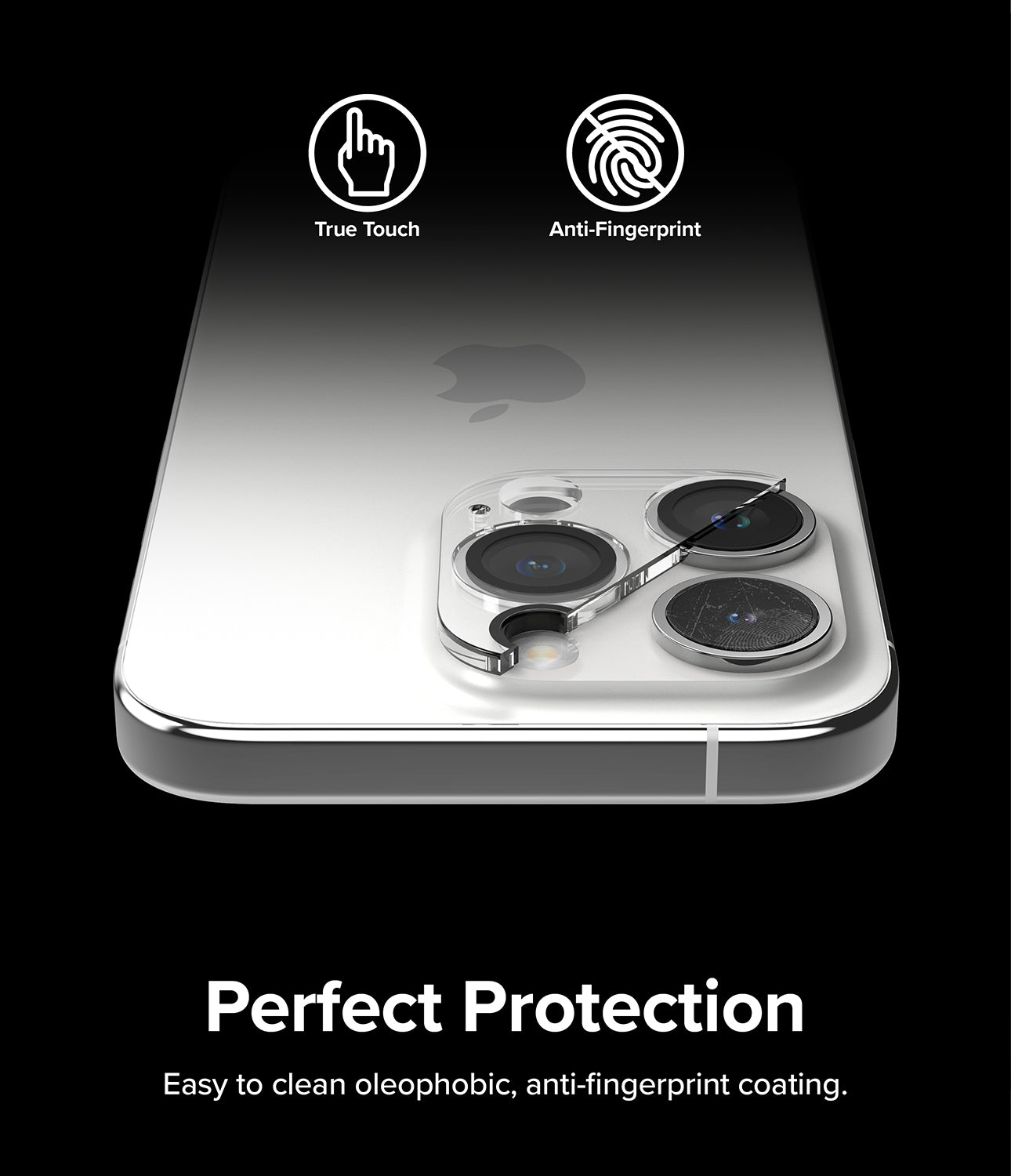 iPhone 15 Pro Max | Camera Protector Glass [2 Pack]- Perfect Protection. Easy to clean oleophobic, anti-fingerprint coating.