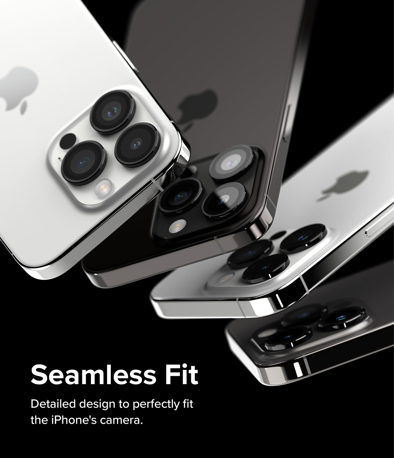 iPhone 15 Pro Max | Camera Lens Frame Glass - Seamless Fit. Detailed design to perfectly fit the iPhone's camera.
