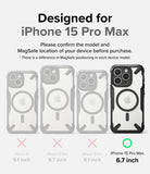iPhone 15 Pro Max Case | Fusion-X Magnetic Matte Black - Compatibility
