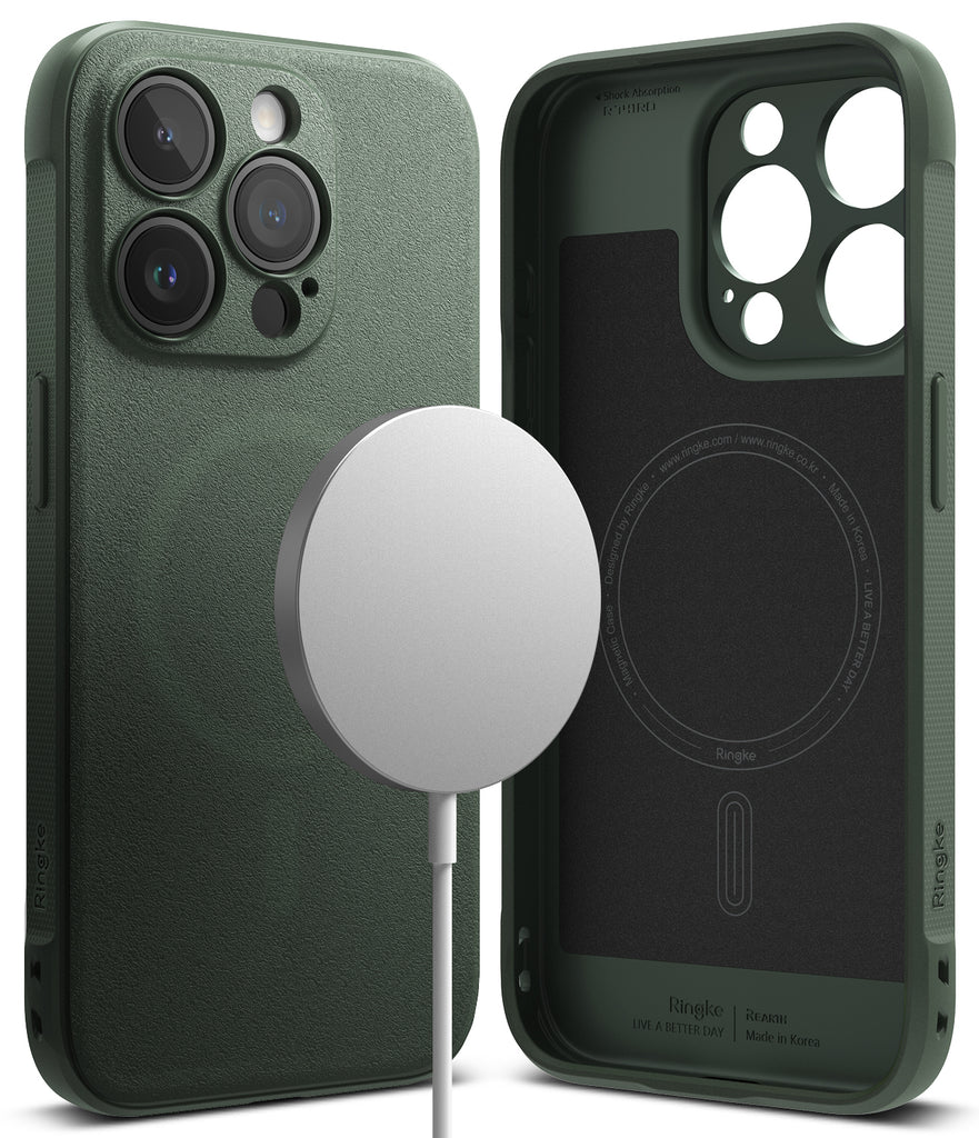 iPhone 15 Pro Max Case | Onyx Magnetic - Dark Green