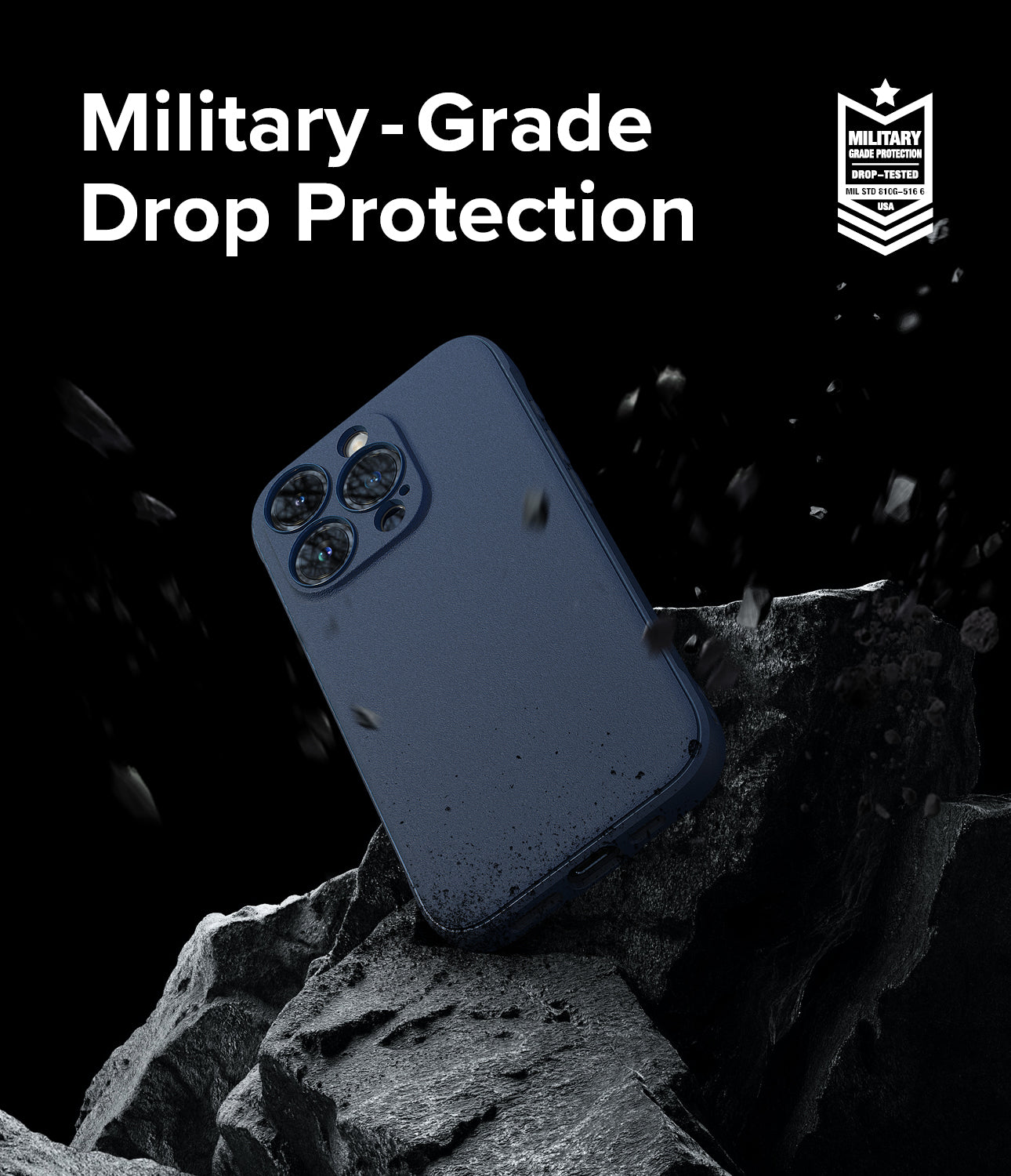 iPhone 15 Pro Max Case | Onyx - Navy - Military-Grade Drop Protection