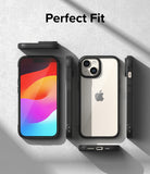 iPhone 15 Plus Case | Fusion Bold - Clear/Black - Perfect Fit.