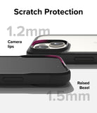 iPhone 15 Plus Case | Fusion Bold - Clear/Black - Scratch Protection. Camera Lips. Raised Bezel.
