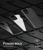 iPhone 15 Plus Case | Fusion Bold - Clear/Gray - By Ringke