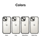 iPhone 15 Plus Case | Fusion Bold - Clear/Gray - Colors
