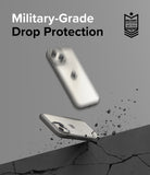 iPhone 15 Plus Case | Fusion Bold - Clear/Gray - Military-Grade Drop Protection.