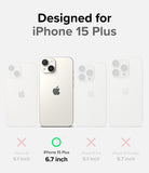 iPhone 15 Plus Case | Fusion Bold - Matte/Black - Designed for iPhone 15 Plus
