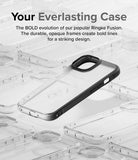iPhone 15 Plus Case | Fusion Bold - Matte/Black - Your Everlasting Case. The BOLD evolution of our popular Ringke Fusion. The durable, opque frames create bold lines for a striking design.