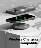 iPhone 15 Plus Case | Fusion Bold - Matte/Gray - Wireless Charging Compatible.