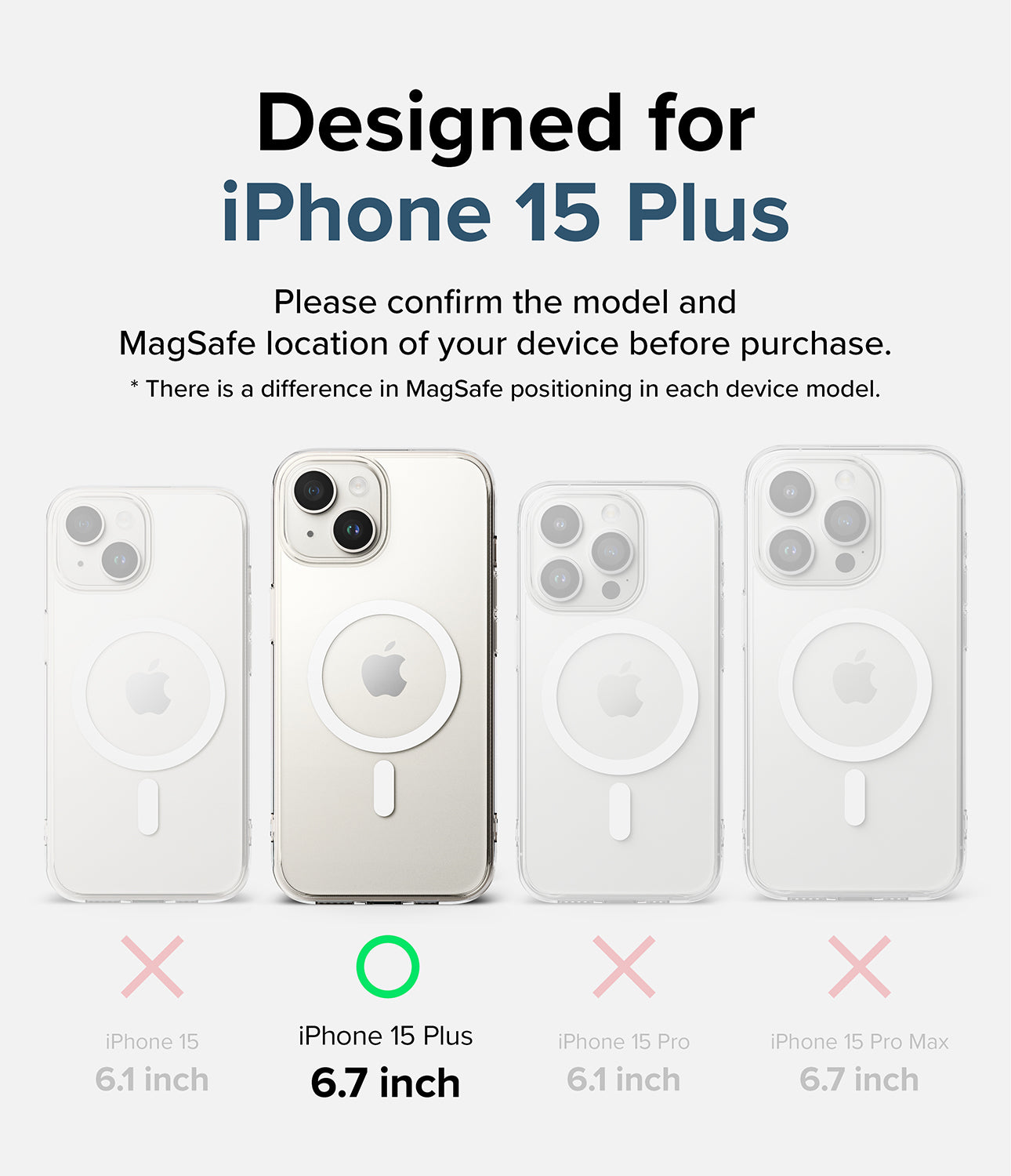 iPhone 15 Plus Case | Fusion Magnetic - Designed for 6.7 inch iPhone 15 Plus